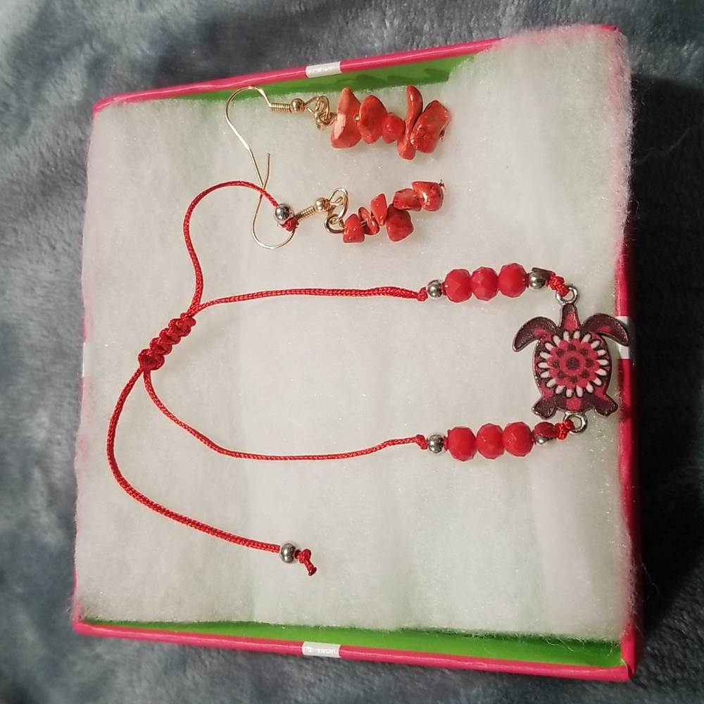 Bracelet & earrings set